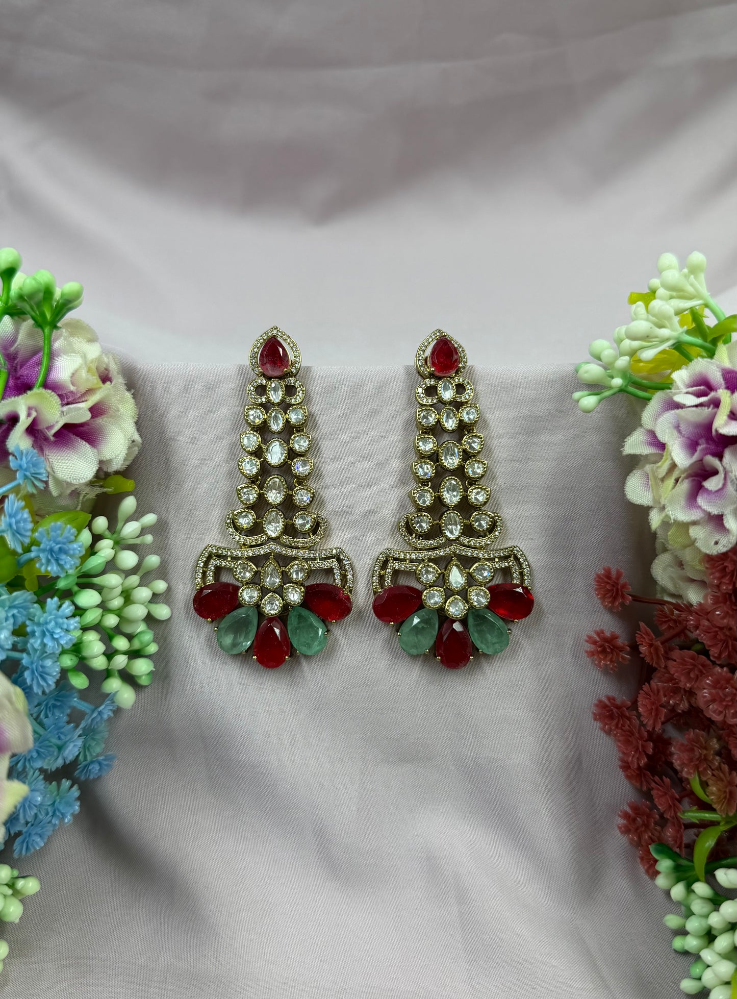 Maria Victorian Moissanite Earring