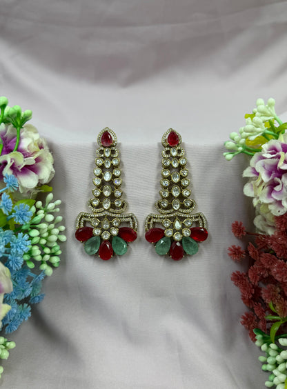 Maria Victorian Moissanite Earring