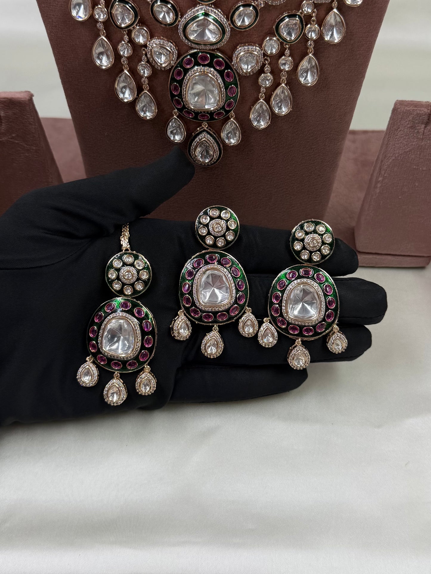Sanchita Moissanite Premium Semi Bridal Set