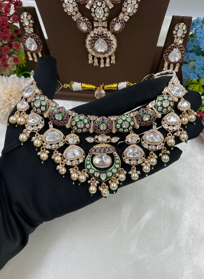 Rudhra Premium Moissanite Combo Set