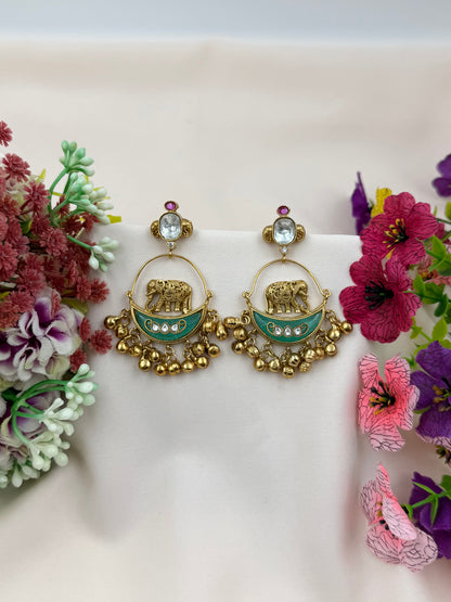 Minakshi Temple Earring