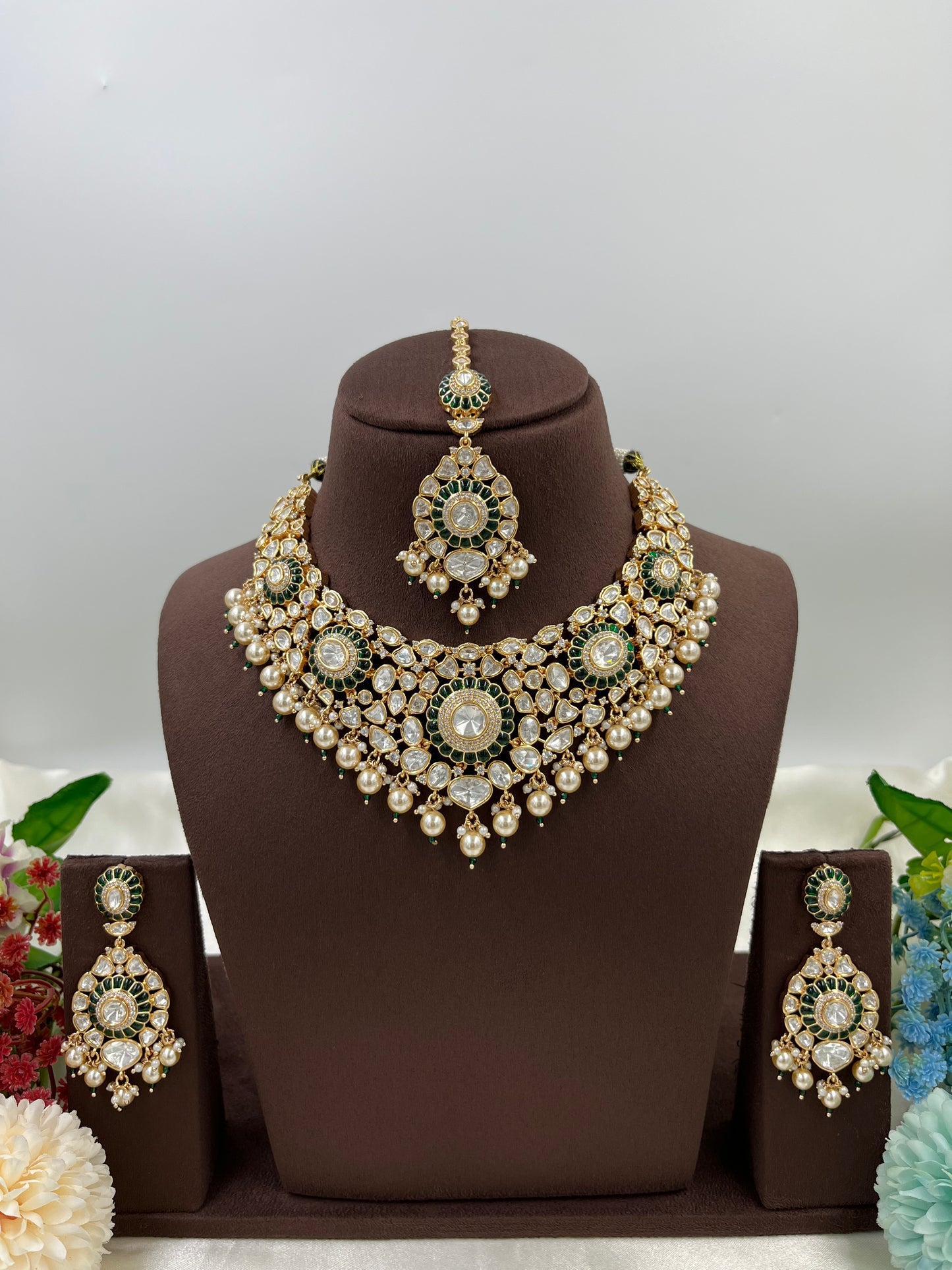 Premium Moissanite Kundan Necklace
