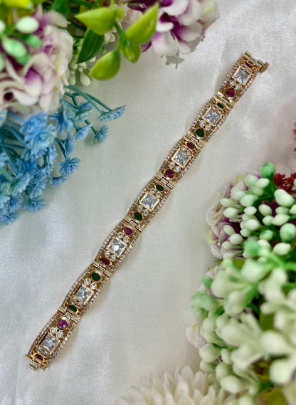 Sarita Moissanite Kundan Bracelet