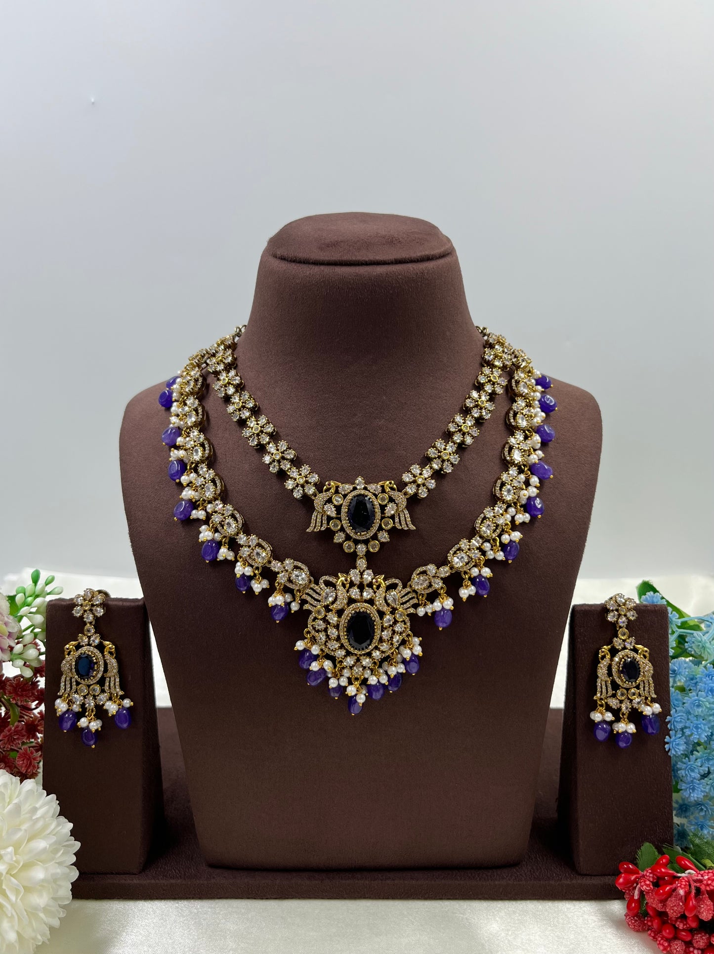 Shrevali Layered Moti Necklace
