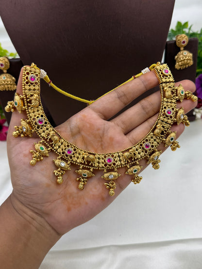 Chaitra Heritage Chorski Necklace Set