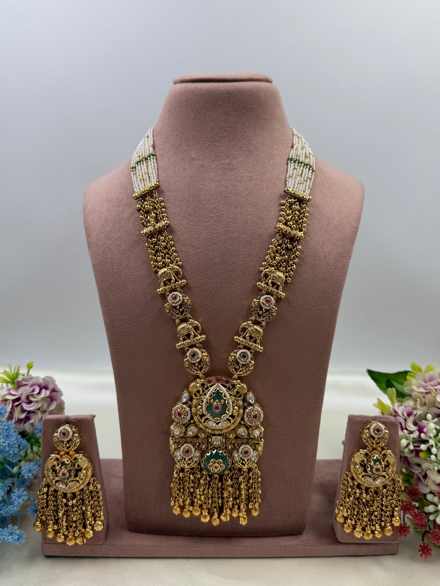 Aaradhya Chorski Heritage Long Necklace Set