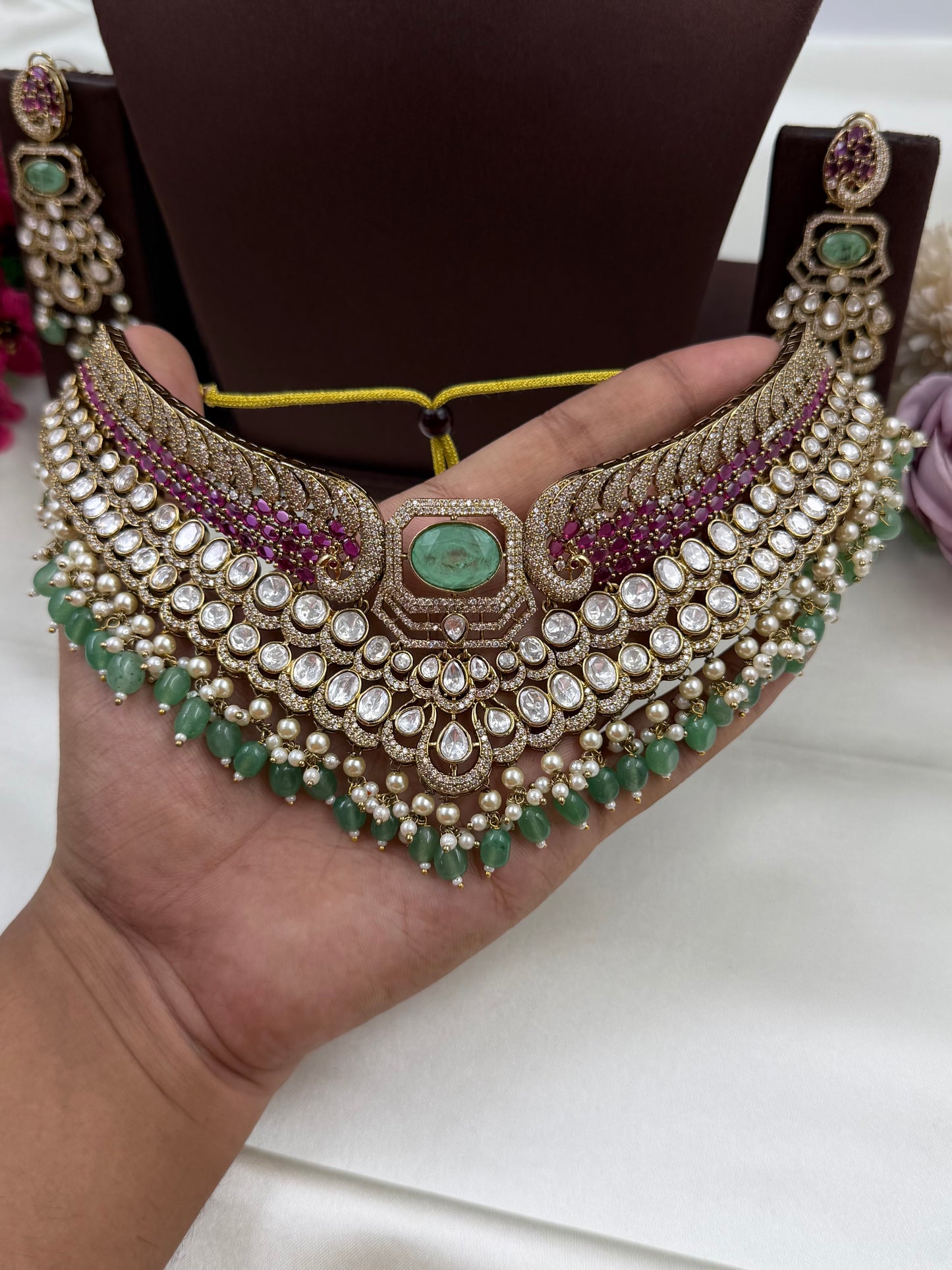 Rupali Premium Victorian Choker Set