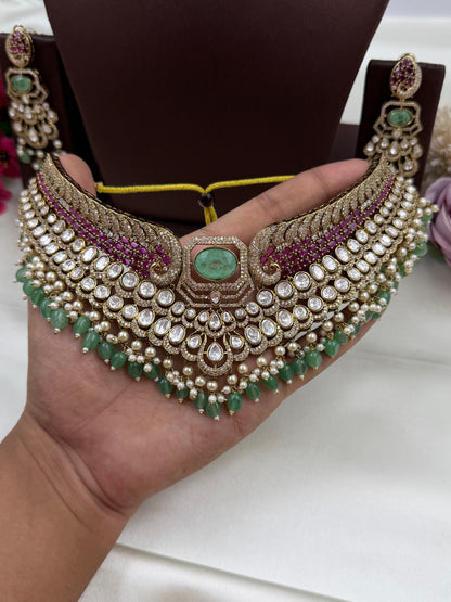 Rupali Premium Victorian Choker Set