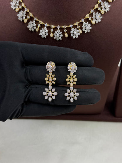 Juliee American Diamond Traditional Necklace