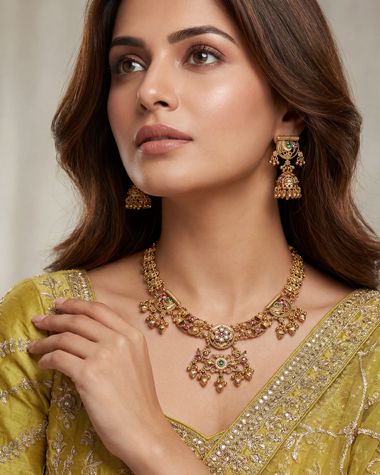 Neelam Heritage Delicate Necklace