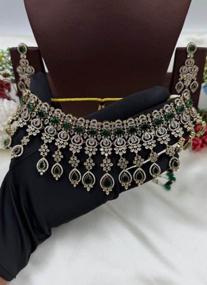 Daksha Premium Victorian Choker NecklaceSet