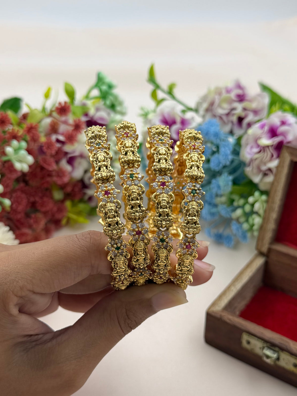 Deepti South Temple Bangles