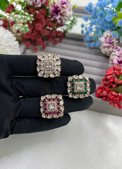 Nanda Moissanite Premium Ring