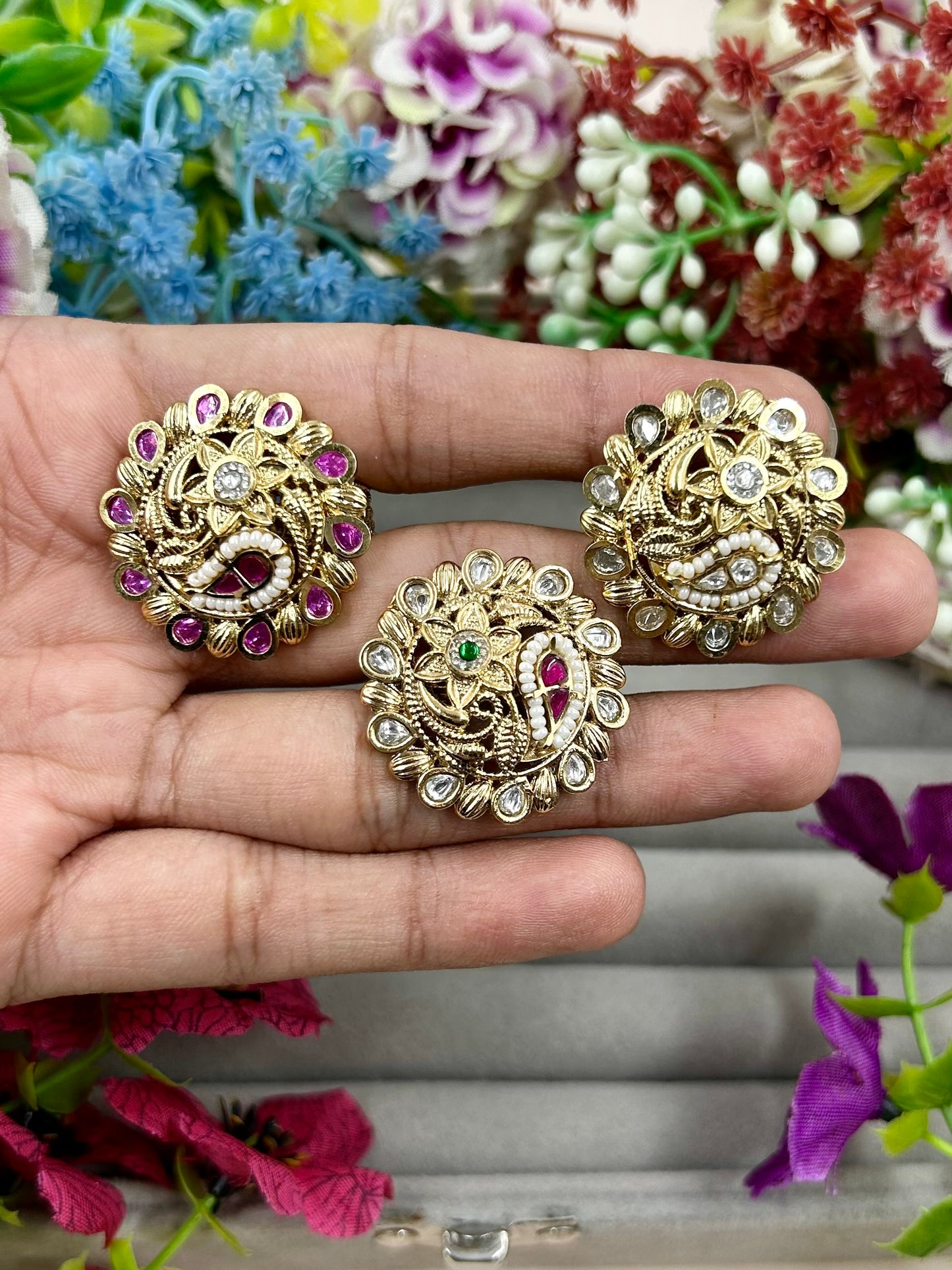 Tanisha Premium Chorski Ring (Adjustable)