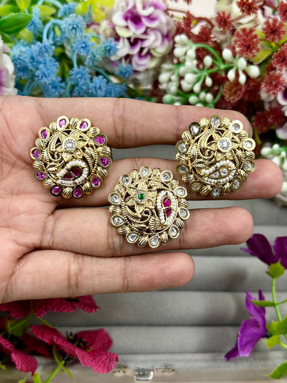 Tanisha Premium Chorski Ring (Adjustable)