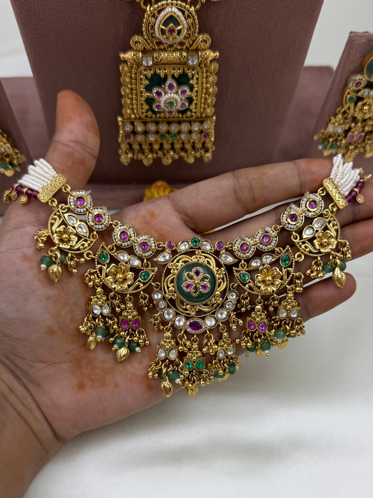 Lakshmi Heritage Combo Necklace Set