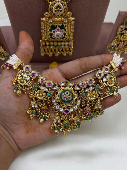 Lakshmi Heritage Combo Necklace Set