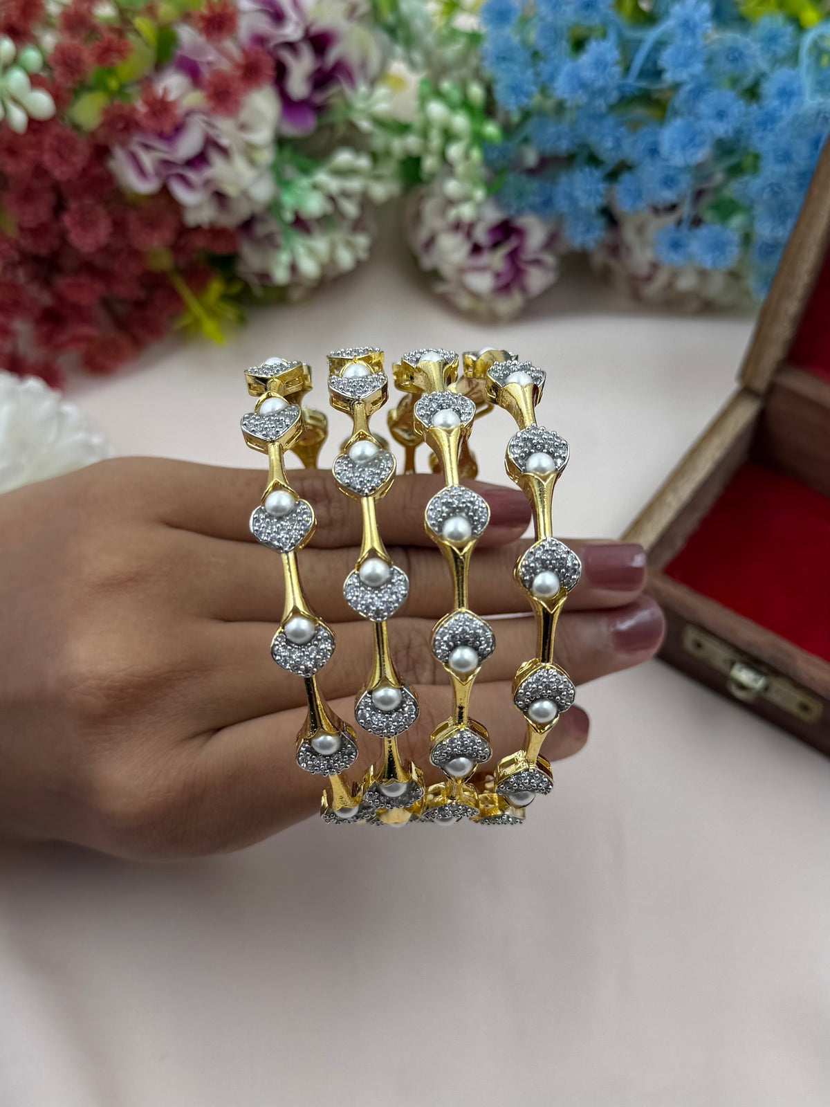 Juliee American Diamond Bangles