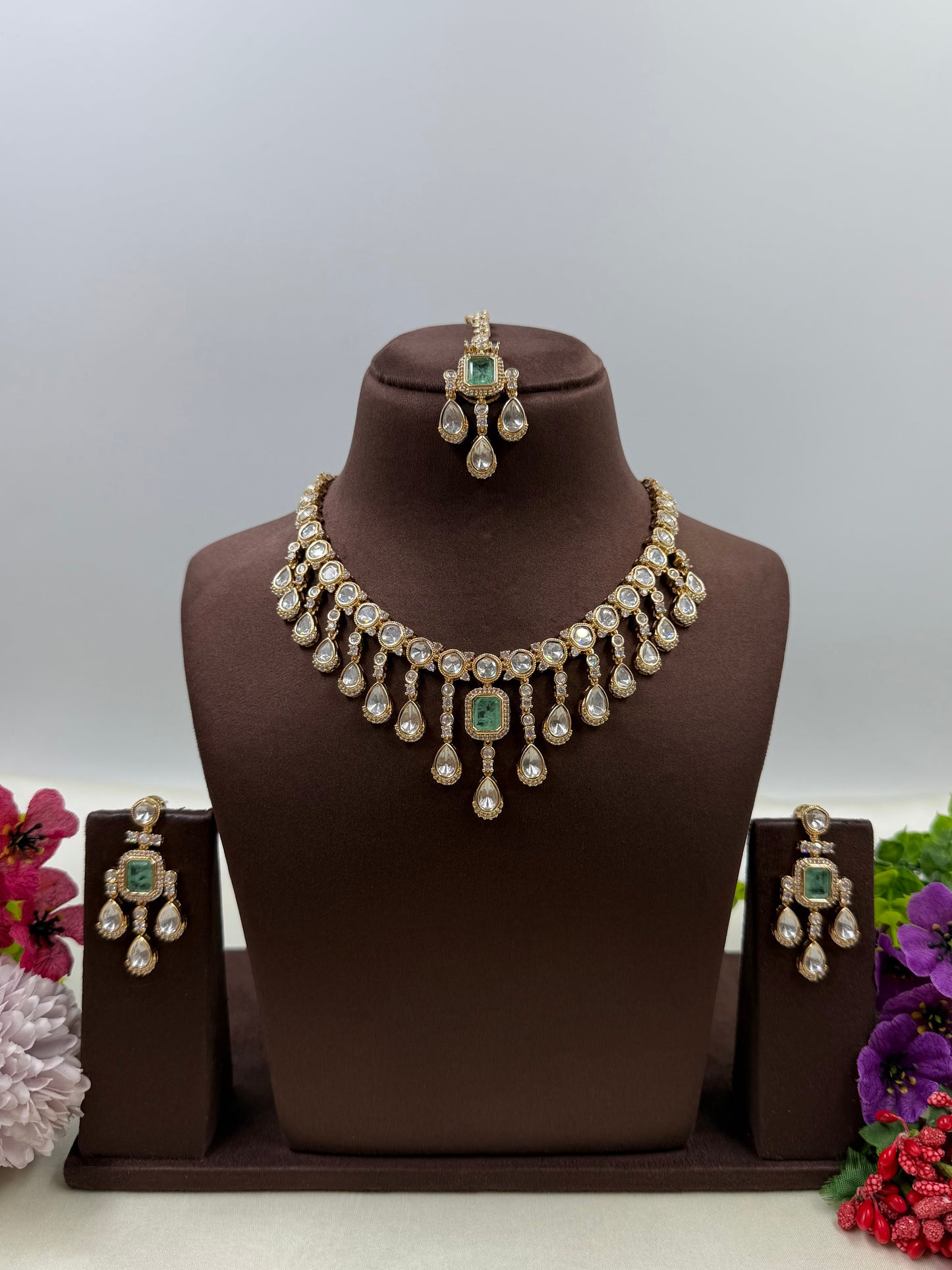 Samrudhi Premium Moissanite Necklace