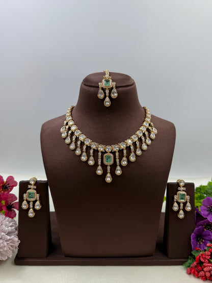 Samrudhi Premium Moissanite Necklace