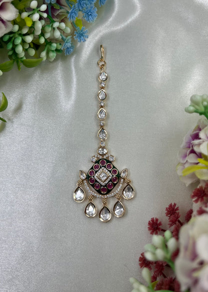 Divya Moissanite Mang Tika