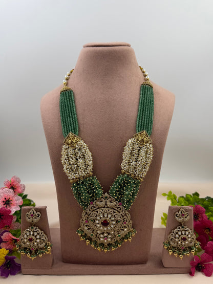 Nirupama Traditional Long Necklace Set