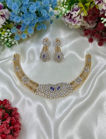 Nilu Traditional Micro Gold Necklace