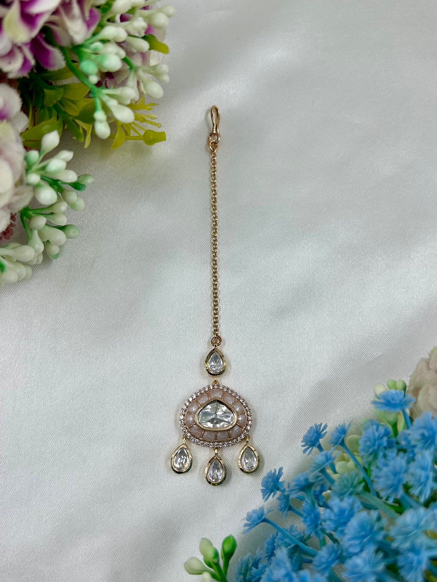 Manisha Moissanite Mang Tika