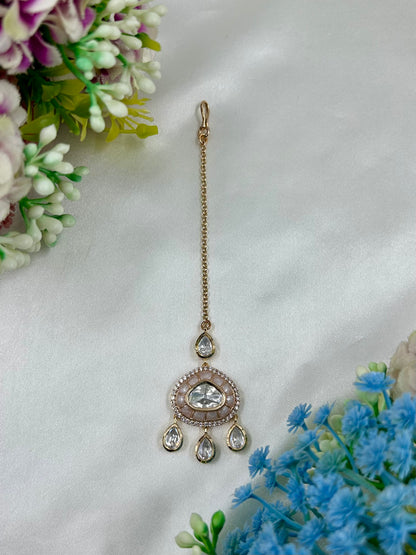 Manisha Moissanite Mang Tika