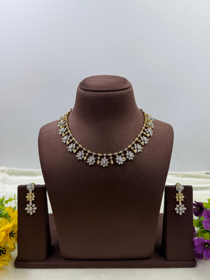 Juliee American Diamond Traditional Necklace