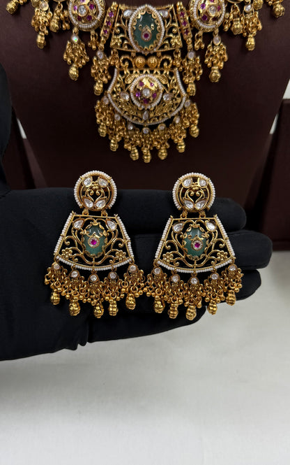Ambika Gold Plated Necklace Set