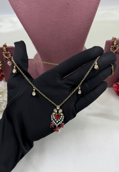 Rashmi Victorian Chain Pendent Necklace