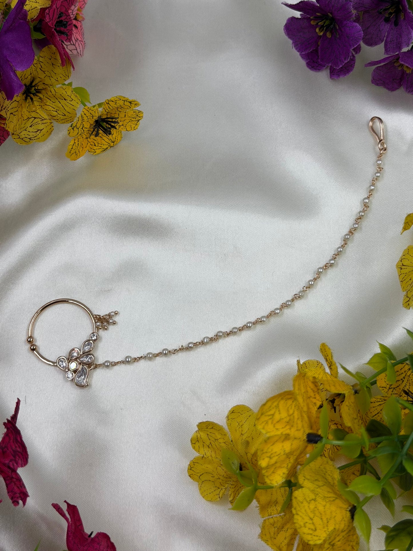 Mythili Moissanite Nose Ring
