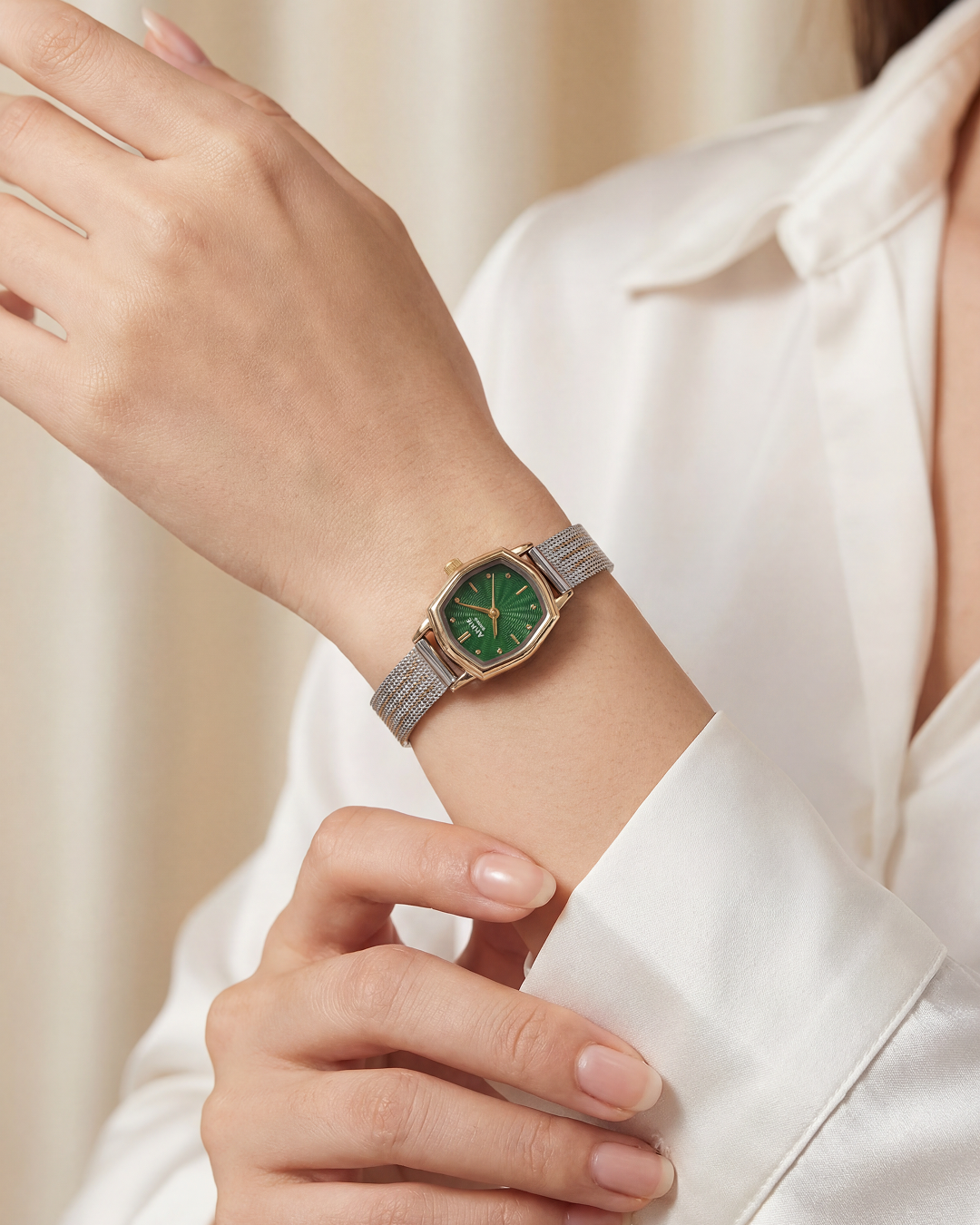 Ginni Anti-Tarnish Stainless Steel Watch (Adjustable)