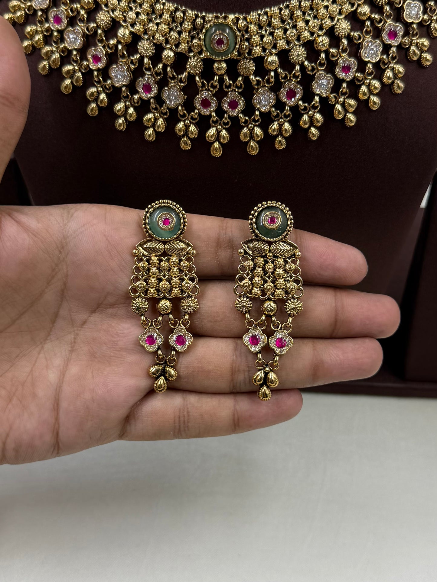 Tejal Premium Chorski Necklace Set