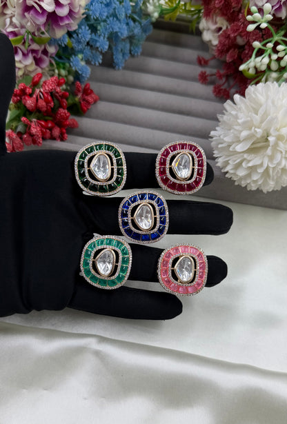 Eliza Moissanite Ring (Adjustable)