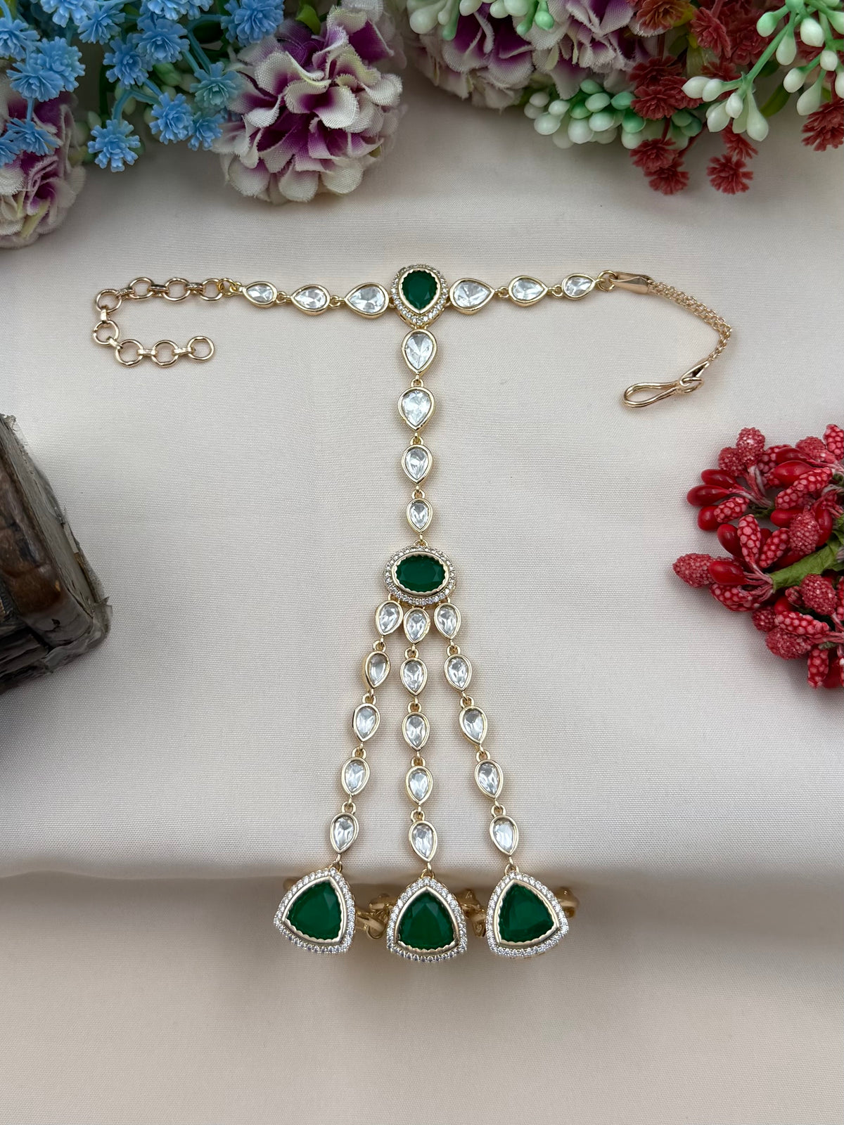 Yamini Moissanite Hath Panja (One Pis)
