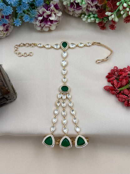 Yamini Moissanite Hath Panja (One Pis)