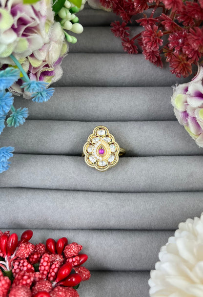 Pooja Moissanite Ring