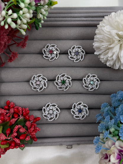 Evelyn American Diamond Ring (Adjustable)