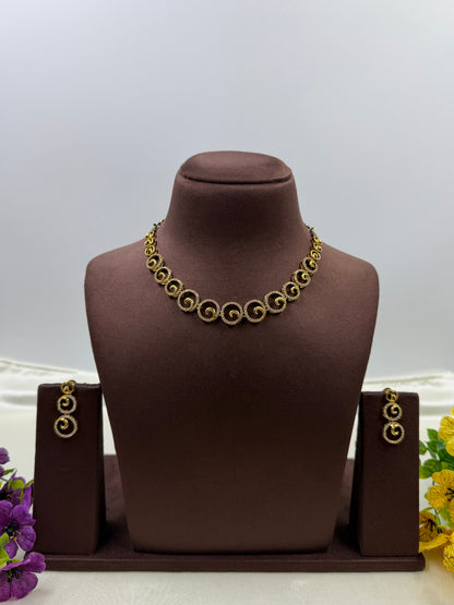 Sakshi Traditional Delicate Necklace