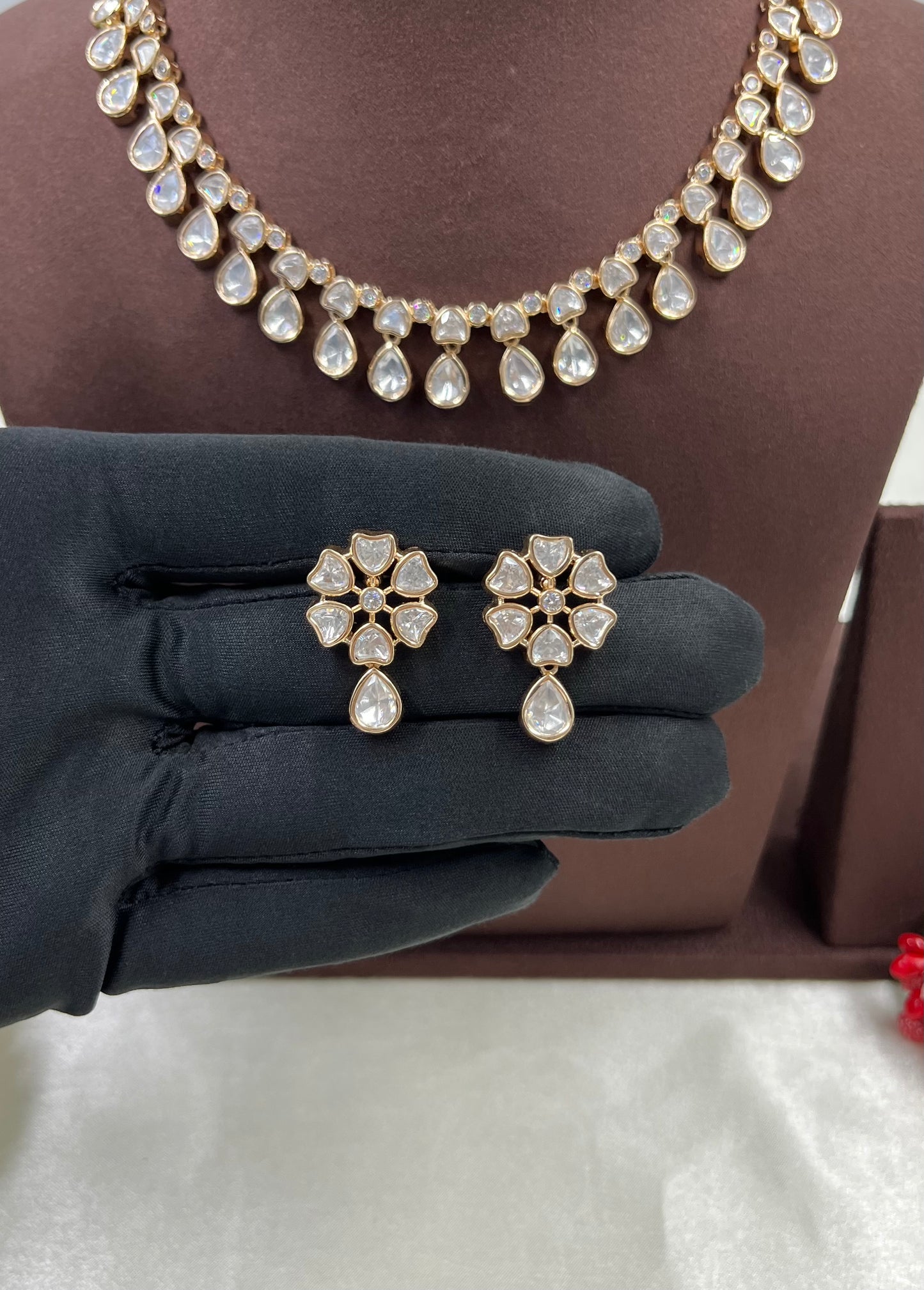 Fiza Moissanite Delicate Necklace