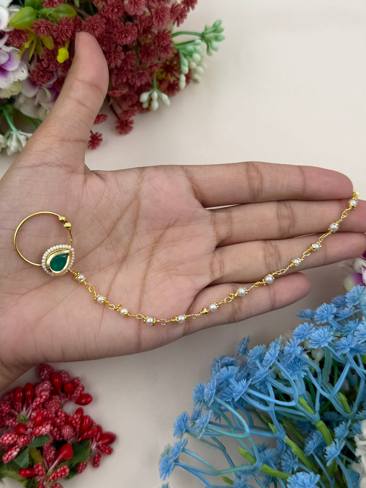 Aradhya Traditional Indian Nose Ring