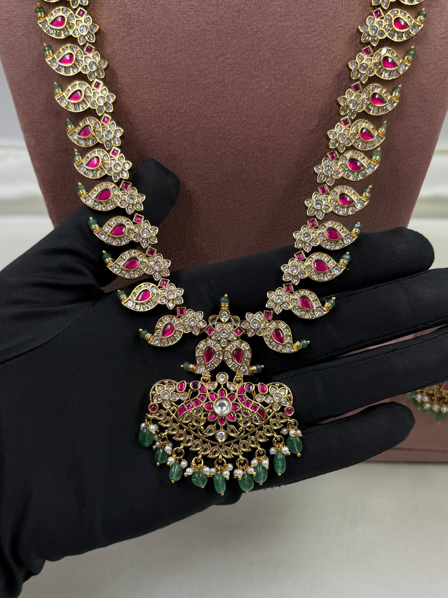Nidhi Victorian Long Necklace Set