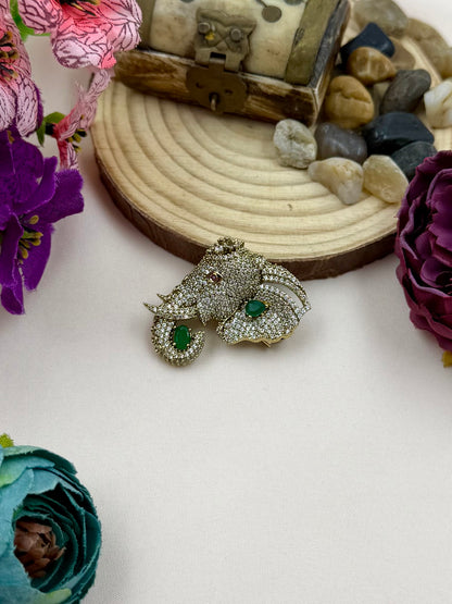 Premium Elephant Brooch
