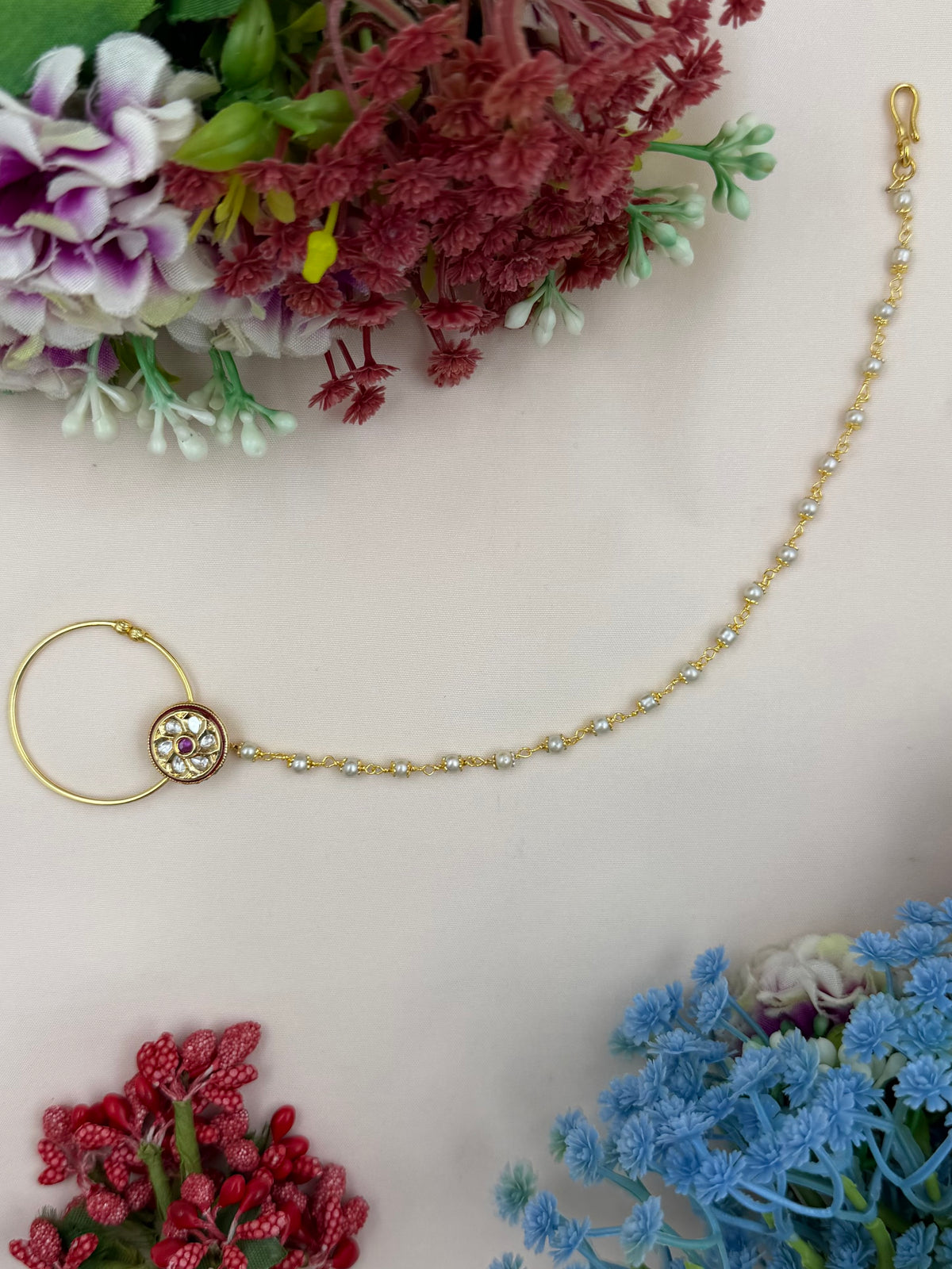 Prisha Traditional Indian Nose Ring