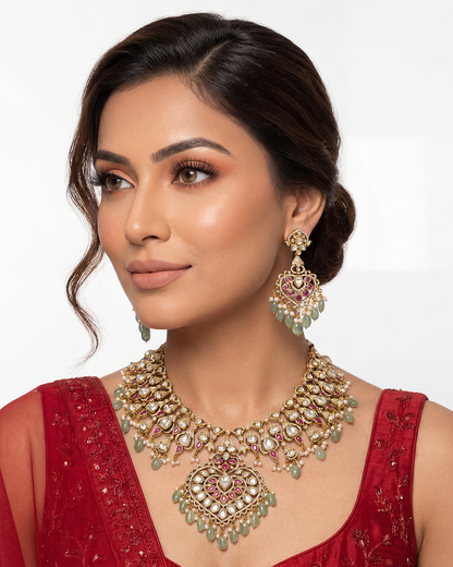 Shreya Victorian Premium Necklace Set