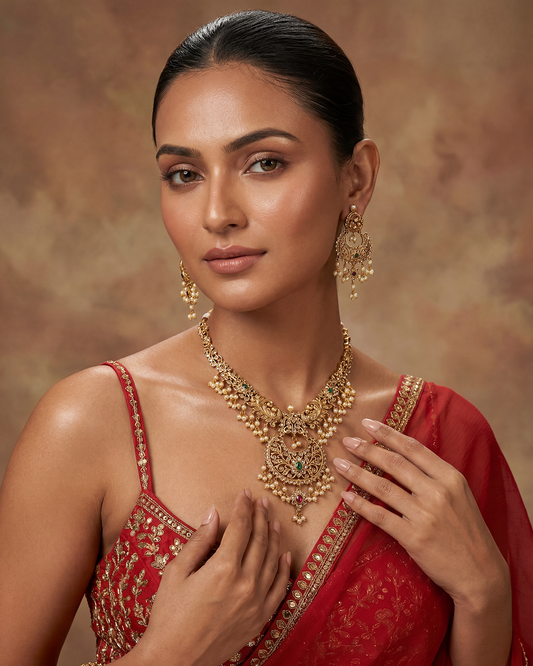 Pooja Premium Traditional Necklace