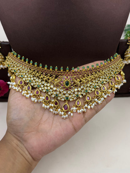 Sara Traditional Choker Necklace Set