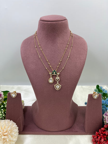 Regal Redance Premium Moissanite Chain Pendent